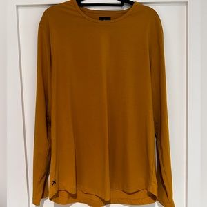 Cuts | Men’s Elongated Long Sleeve | Large | Mustard Yellow